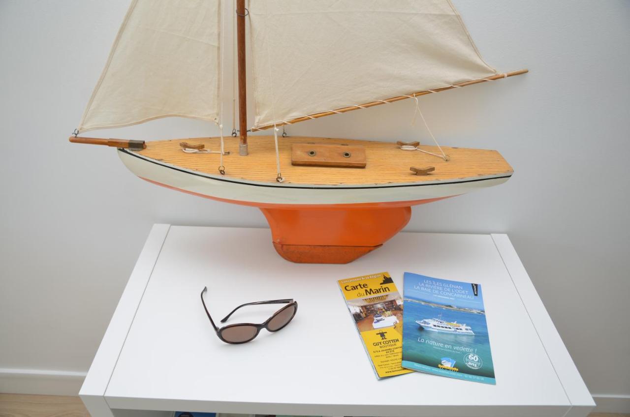 Votre Vue, La Mer, Les Bateaux !!! Wir Sprechen Flieben Deutsch, Touristentipps, We Speak English Concarneau Esterno foto